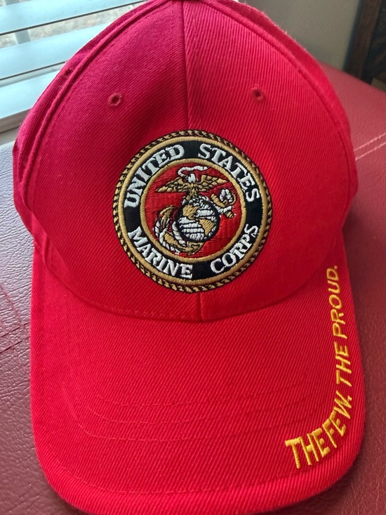 Rapid Dominance Other - United States Marine Corps Red Embroidered Baseball Cap
